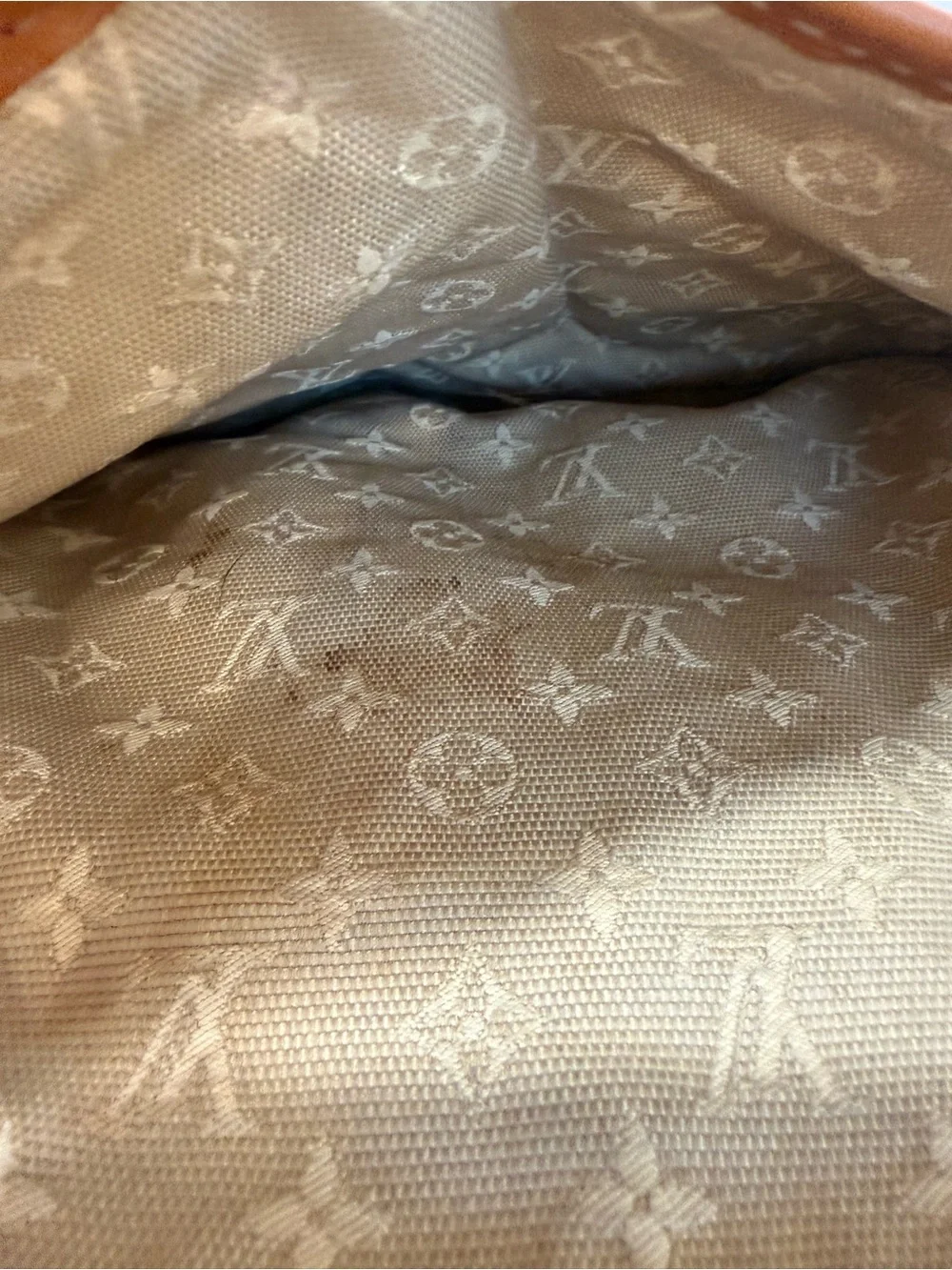 Louis Vuitton Mini Monogram Sac Mary Kate Satchel Top Handle Bag *Stains*